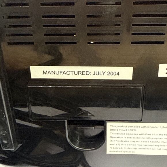 Studebaker SB2103BW Retro AM/FM CD Clock Radio Black Chrome Vintage Style Tested - Picture 12 of 12